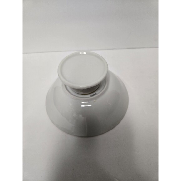 VINTAGE HOLIDAY HOLLY CHRISTMAS COMPOTE BOWL DISH 6.5”W 4”H Made In Japan - Picture 4 of 4